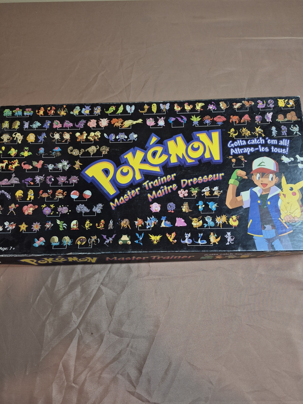 1999 Pokémon Master Trainer Board Game Bilingual English/French Canadian Incompl